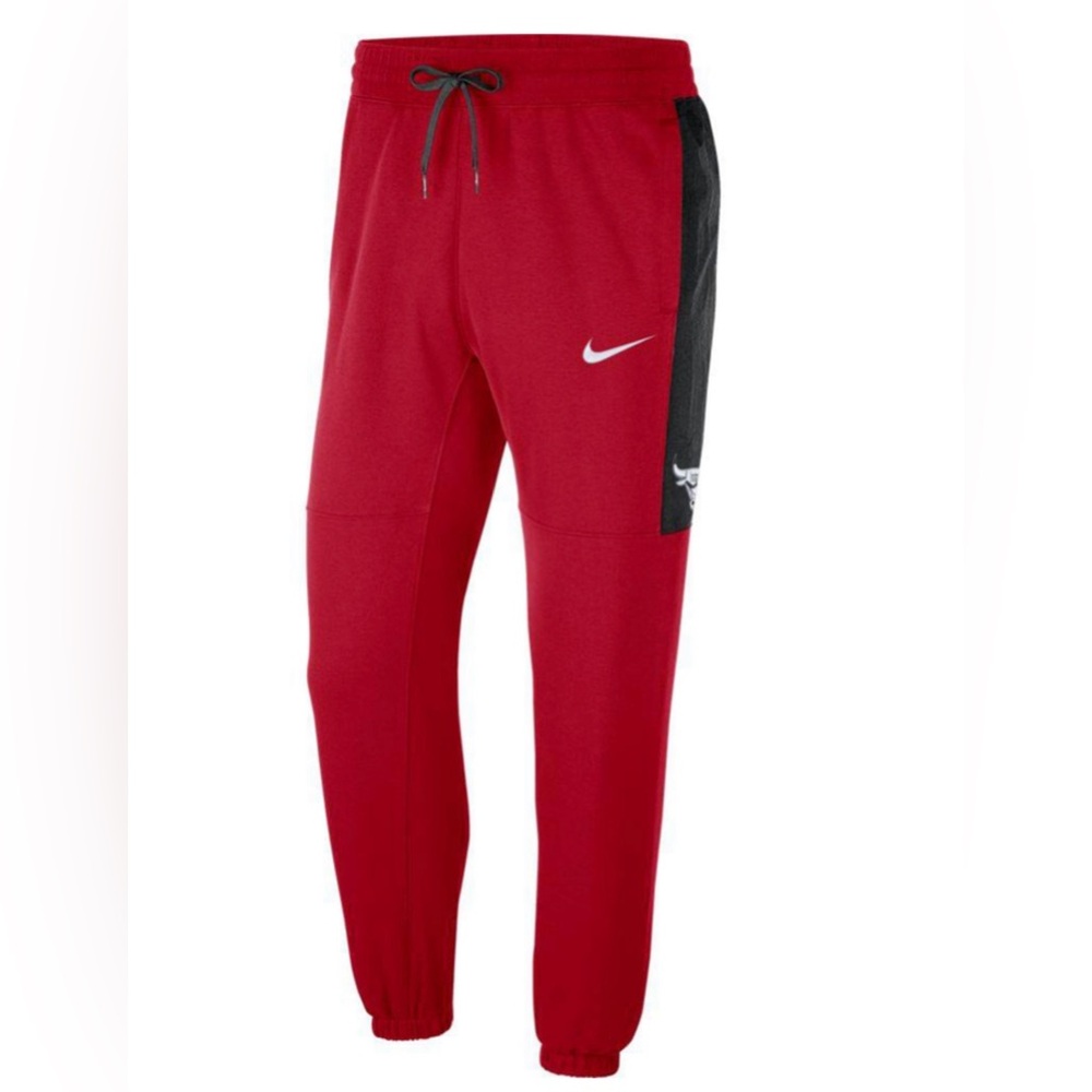 Nike Vintage NBA CHICAGO BULLS Red/Black Authentic Showtime pants, L